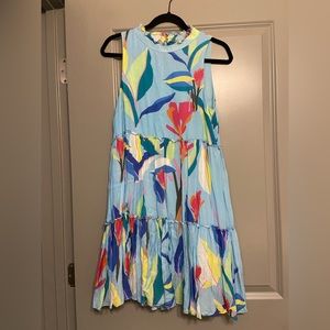 High neck oliphant mini dress